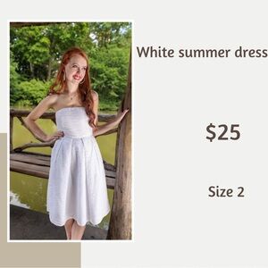 White sun dress